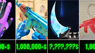 Most EXPENSIVE SKIN For EVERYTHING In CS2 [upl. by Eniarda182]