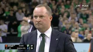 202223 Euroleague R12 Žalgiris  Anadolu Efes Full Highlights [upl. by Cornie945]