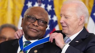 James Clyburn receives Presidential Medal of Honor [upl. by Ayotyal86]