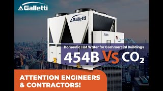 Galletti presents the case for R454B vs C02 in domestic hot water heat pump applications [upl. by Nehgam881]