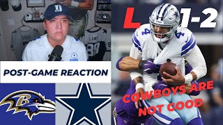 COWBOYS COME BACK FALLS SHORT VS RAVENS 2825  WEEK 3  PostGame Reaction NFL [upl. by Teresita]