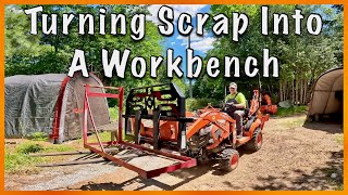 Transforming Scrap into Mobile Workbench [upl. by Nabala]