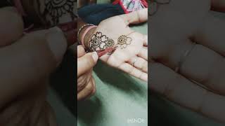 Simple mehendi designs 🥰shortRita R vlogs [upl. by Aikehs]