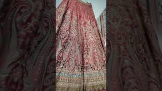 BRAIDAL LEHENGA CYCLING FOR DRY CLEANING AND STEAM IRON [upl. by Hudnut140]