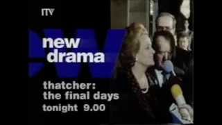 ITV autumn 1991 Thatcher The Final Days trailer [upl. by Shelly102]