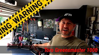 How to Bring a Dead Toro Greensmaster 1000 to Life [upl. by Sanez808]