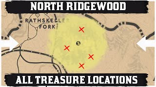 ALL North Ridgewood Treasure Map Location [upl. by Rudy]