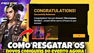 COMO RESGATAR CODIGO NO FREEFIRE 2024 COMO RESGATAR CODIGUIN NO FREEFIRE COMO COLOCAR CODIGO NO FF [upl. by Naivaj271]