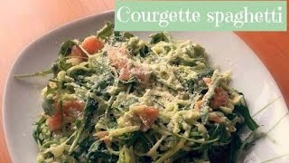 Courgette spaghetti  Carin Pool Voedingsbureau [upl. by Yart]