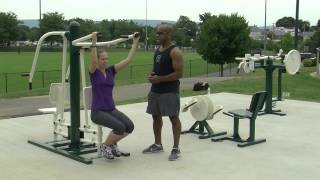 New to Fairgrounds Park  Outdoor Fitness Equipment Workout [upl. by Delphinia467]