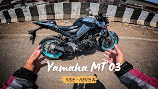 2025 Yamaha MT03  Full Review Specs and Test Ride [upl. by Snodgrass920]