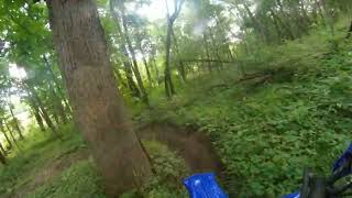 GNARLIEST SINGLE TRACK in MICHIGAN [upl. by Lerrehs380]