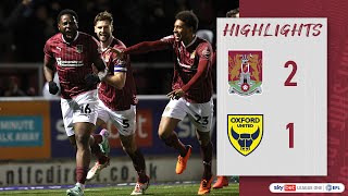 HIGHLIGHTS Northampton Town 2 Oxford United 1 [upl. by Devad]