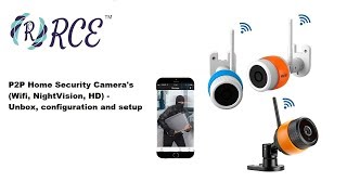 P2P IP Camera setup and configuration with YOSSEE Application [upl. by Iggie91]