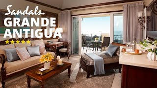 Sandals Grande Antigua  Mediterranean Oceanview Penthouse One Bedroom Butler Suite [upl. by Renate]