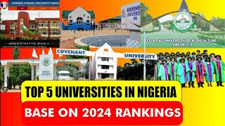 TOP 5 UNIVERSITIES IN NIGERIA Trend360TV [upl. by Goddart416]