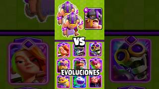 BARBAROS de ELITE vs TODAS LAS CARTAS EVOLUCIONADAS  clashroyale [upl. by Leddy]