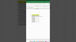 Rumus Mencari Tanggal Pensiun Di MsExcel [upl. by Luba]