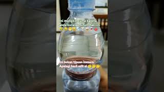 Sudah berapa Gelas anda minum hari ini 🤔🍷🥃🍸🥤🫖minuman airputih konsentrasi liburan funny [upl. by Anwahsiek292]