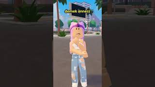 ANNESİ YÜZÜNDEN BANA KÖTÜ DAVRANDI roblox brookhavenrp viral trend shorts viralvideos [upl. by Koeninger]