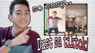 Paano mag duet sa tiktok Tutorial [upl. by Lois]