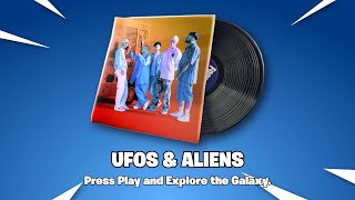 Fortnite  UFOS amp ALIENS Music Pack  Free Easylife Exclusive Song [upl. by Kimmy125]