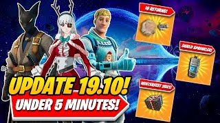 Fortnite Update 1901 Explained EVERYTHING You NEED TO KNOW About WINTERFEST 2021 In UNDER 5 MINUTES [upl. by Loziram]