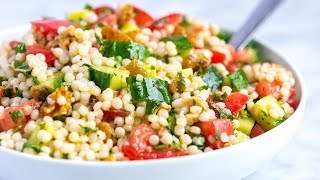 Easy Couscous Salad Recipe [upl. by Ecyt789]