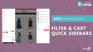 Filter amp Cart Quick Sidebars Odoo eCommerce [upl. by Sacken]