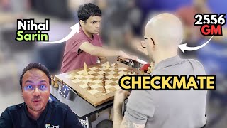 Nihal Sarin arrives 90 seconds late and checkmates his opponent [upl. by Sidnal]