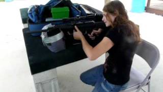 12yr old Girl Shoots AR15 [upl. by Sezen664]