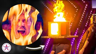 Simon Cowell Nearly DIES on Stage and SURPRISE Golden Buzzer on BGT 2023 [upl. by Alleda]