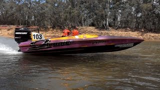 2 IRONIC vs JAGGED EDGE  2013 Southern 80 Water Ski Race [upl. by Sowell400]