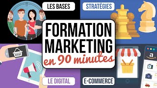 Formation marketing  cours marketing complet gratuit tuto marketing [upl. by Maillw299]