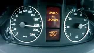 Mercedes A170 acceleration amp top speed [upl. by Theran]