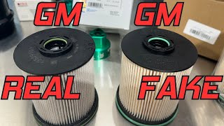 Warning Fake Fuel Filters Exposed  TP1015 30 66 Duramax [upl. by Zetnas]