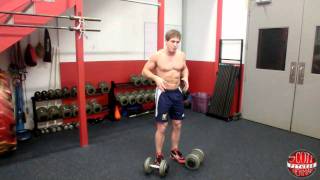 How To Dumbbell Deadlift [upl. by Llegna]