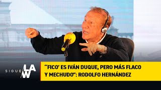 “‘Fico’ es Iván Duque pero más flaco y mechudo” Rodolfo Hernández [upl. by Lamahj102]