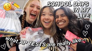 SCHOOL DAYS IN MY LIFE  what AP TESTS are really like [upl. by Reiche]