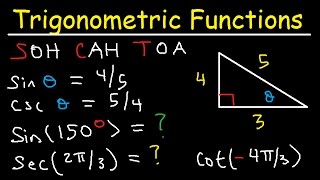 Trigonometric Functions of Any Angle  Unit Circle Radians Degrees Coterminal amp Reference Angles [upl. by Ekoorb38]