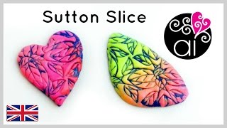 Sutton Slice Cabochon  Polymer Clay Tutorial  Lisa Pavelka Textures  ENG [upl. by Lhamaj108]