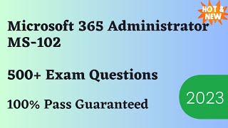 Microsoft 365 Administrator MS102 Exam Dumps amp Questions 2024 [upl. by Anidualc715]