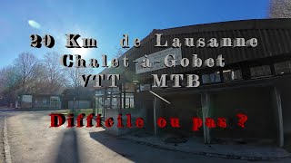 20 km de Lausanne VTT  MTB switzerland lausanne [upl. by Meakem387]