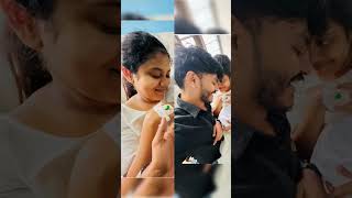 mridula praveen baby face reveal praveenpranav trending babyboy facerevealviralvideoshortvideo [upl. by Aleakim]