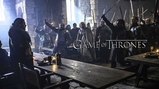 🐺 Jon Snow is Proclaimed King in the North  Game of Thrones Season 6 Episode 10 got jonsnowedit [upl. by Elwee792]