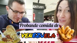 PROBANDO COMIDA VENEZOLANA EN BONBINI [upl. by Linus]