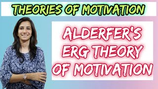 Alderfers ERG Theory of Motivation  BEdMEdAll Teaching Exams  Inculcate Learning  Ravina [upl. by Donegan672]