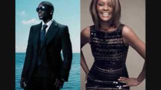 Akon Ft Whitney Houston Like I Never Left w Lyrics [upl. by Nodnal]