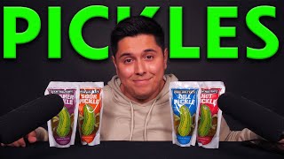 ASMR  GIANT Pickle Tasting Session  Ear to Ear Eating Sounds [upl. by Sayles]