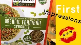 First Impressions  Organic Edamame Spaghetti  Spaghetti Alternative [upl. by Bowerman]